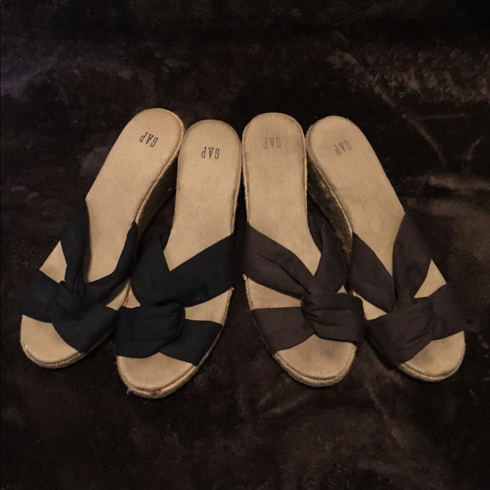 Gap Woven Wedges | 2 Pairs